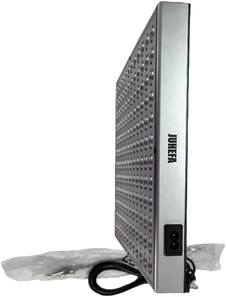 Juhefa LED Grow Lights, Full Spectrum Grow Lamp with IR & UV LED Plant Lights for Indoor Plants,Micro Greens, Clones, Succulents, Seedlings, Panel Size 9.9x9.9 inch