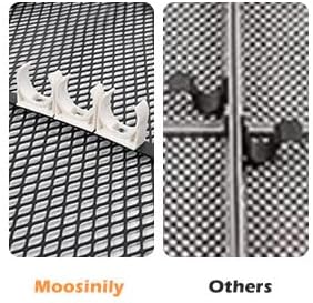 Camping Table Grill 4 Height Adjustable Small Folding 2FT Foldable Picnic Portable Grill Stand Mesh Outdoor Beach BBQ RV Black