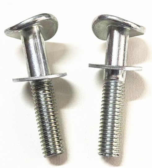 117-5976 Handle Knob and Screw Bolt Kit, Compatible with Toro Lawn Mowers/Snow Blowers Repair Part 92-2260 & 106-4161, for Most Models Toro Recycler Lawn Mower Deck Parts (2 Sets)