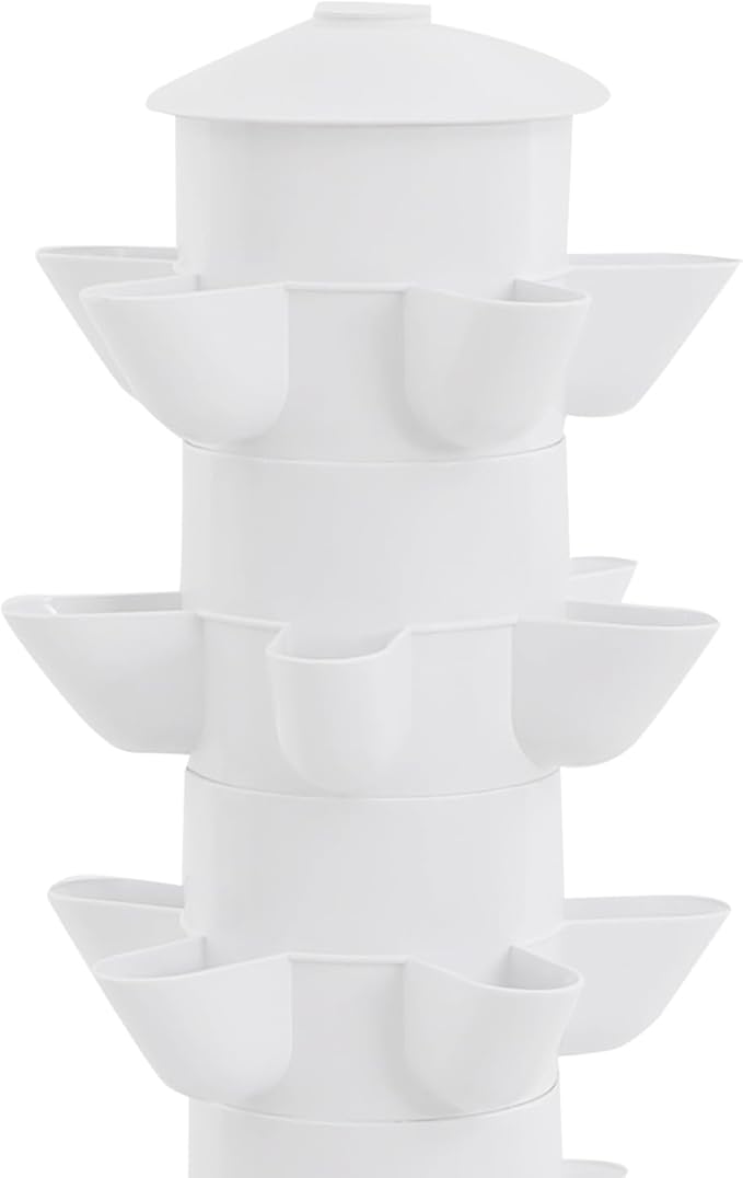 Hydroponic Growing Tower, 9 Tier Vertical Hydroponics Growing System Kit, 45 Plants Indoor Plants Growing System with Water Pump, Plants Germination Kit Soilless Cultivation Herbs