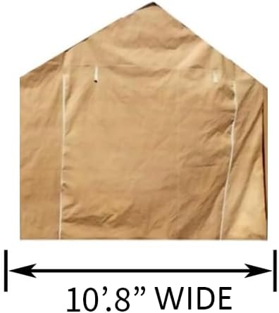 10X20 Canopy Tarp Carport (Front Panel)