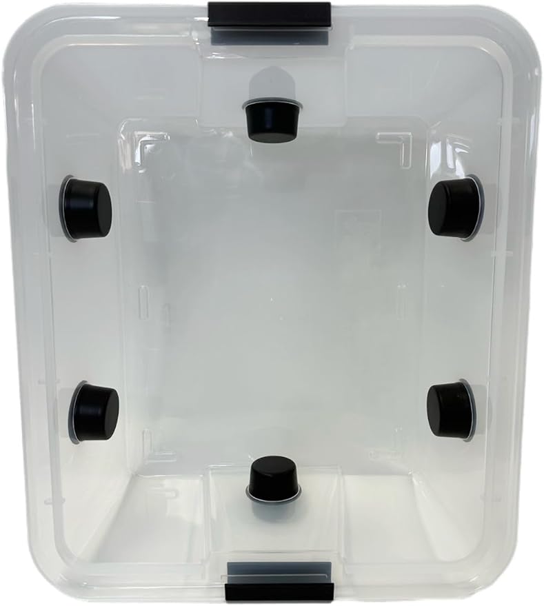 Grower's Select Mushroom Monotub Fruiting Chamber with Filter Disks and Liner