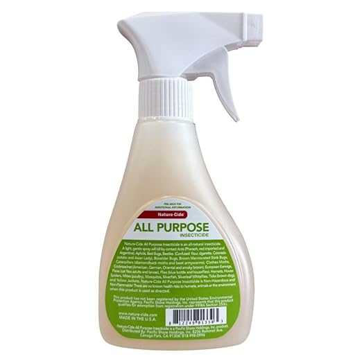 Nature-Cide All Purpose Spray - for Roach, Spider, Mosquito and Ant. Keeps Your Home Safe. No Strong Odor. 8 oz