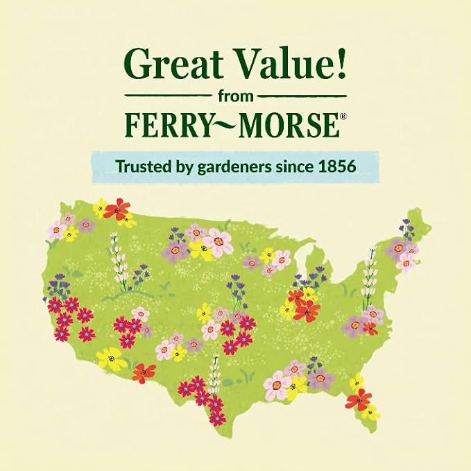 Ferry-Morse Cool Colors Mix Bulk Wildflower Seeds, 1lb