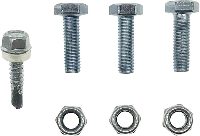 3/8" 3-Blade Universal Snow Blower Impeller Replacement - Heavy-Duty Steel Scraper for Snow Removal - Compatible with Most Snow Blowers