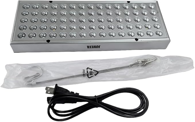 Juhefa LED Grow Lights, Full Spectrum Grow Lamp with IR & UV LED Plant Lights for Indoor Plants,Micro Greens,Clones,Succulents,Seedlings,Panel Size 12x4.7 inch