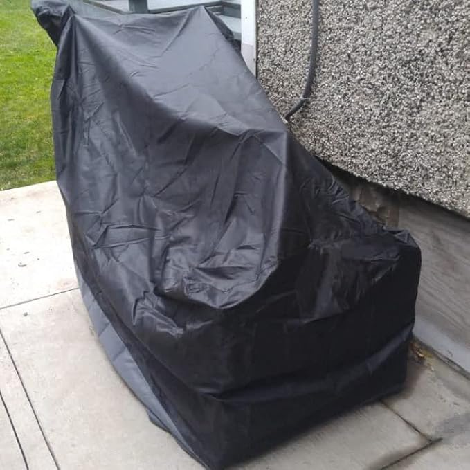 ZJYWSCH Snow Blower Cover 600D Heavy Duty Snow Thrower Cover Outdoor Waterproof Universal Size 47" L x 32" W x 40" H Two Stage Snow Blower Thrower Cover