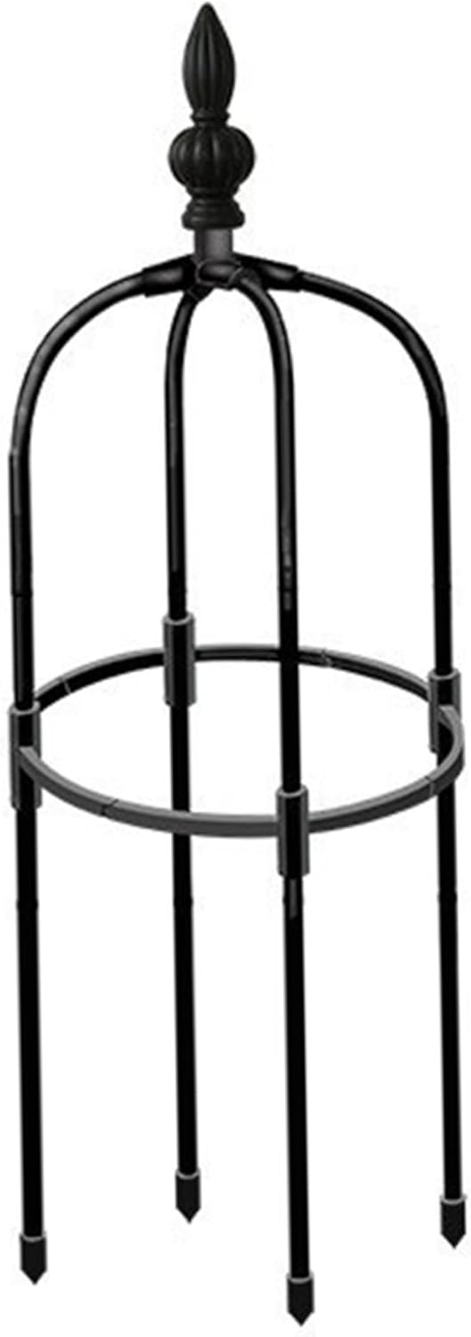 Garden Obelisk Trellis 3ft Tall Round Rustproof Garden Trellis DIY Plant Climbing Easy to Assemble Plant for Pots Indoor Climbing Plants Obelisk