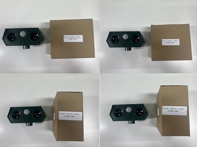 2025 Racoon Squirrel Sonic Fortress Pro Rabbit Repellent Outdoor, Solar Ultrasonic Animal Repeller Deer Deterrent with Motion Sensor to Scare Cat Dog Skunk Out of Garden Farm Yard(2Pack)