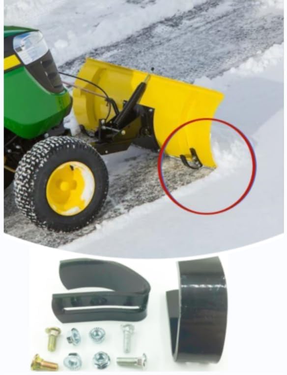 Replacement Snow Plow Skid Pair Kit GXH24690 Fits Tractor LA100 LA110 LA120 LA125 LA135 LA140 LA155 (Set of 2)