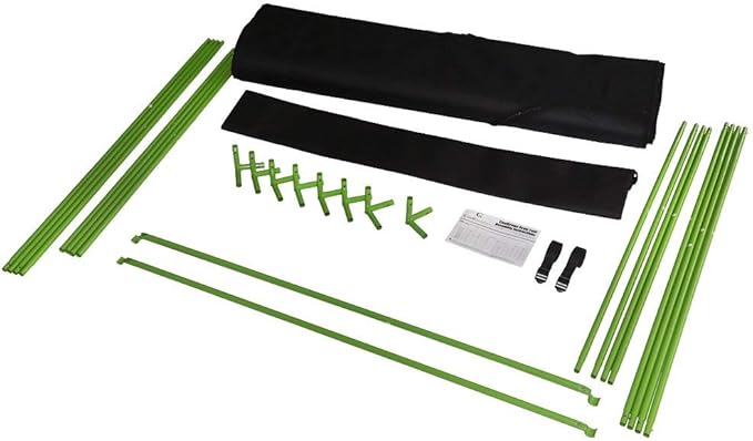 Grow Tent, 4x4 Feet Mylar Grow Tent with Obeservation Window and Floor Tray for Indoor Plant Growing (48" x 48" x 80")