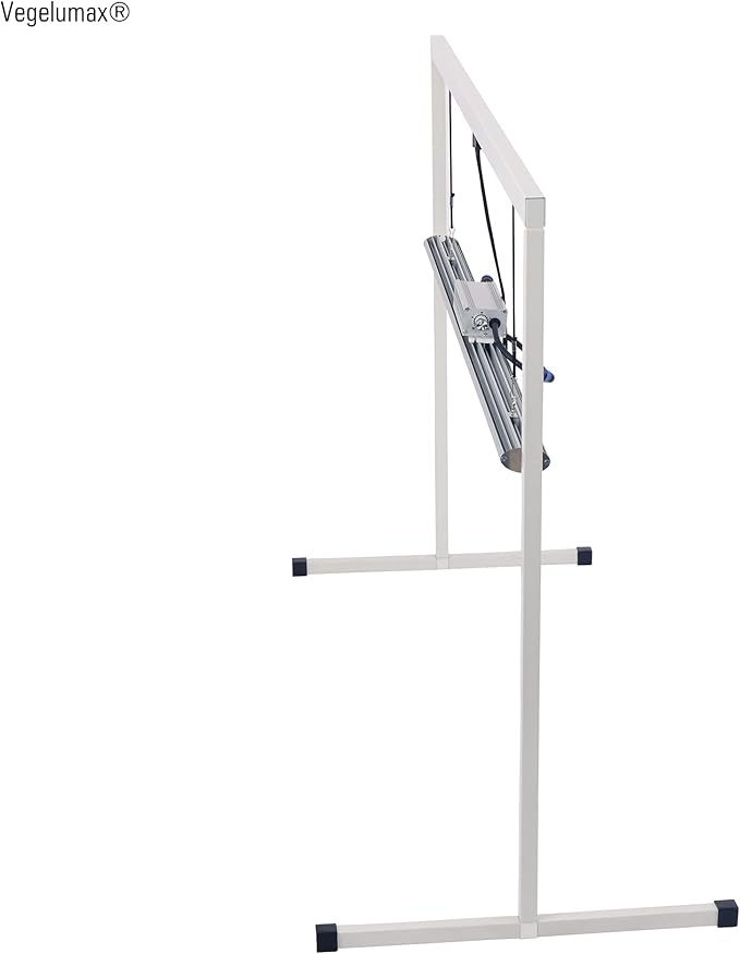 LED Grow Light Lamp Stand for Plant Seedling Germination Vege Flower Growth,Full Spectrum CRI 90+ White Light CCT 6500K,Isolated Dimming Power with On/Off Switch,Height Adjustable,100W,4FT