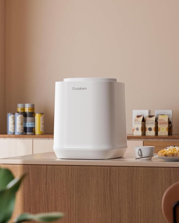 Electric Composter for Kitchen, 4L Smart Countertop Compost Bin, Odorless | Low Noise | Auto-Cleaning | Turn Food Waste into Fertilizer Within 3 Hrs