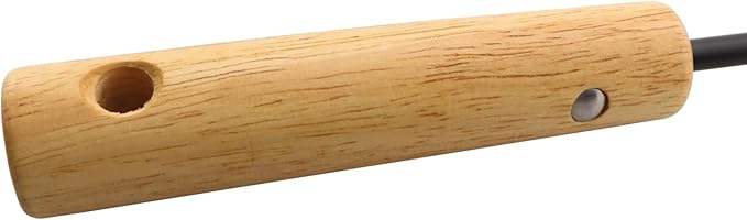 205mm Stainless Steel Single Claw Root Hook Loosening Tool Handle Weeder for Potting Landscape Maintenance and Outdoor Garden Digging Cultivator