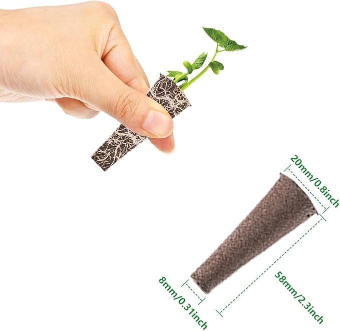 Grow Sponges, Starter Pods Compatible with Aero Garden,Refill Pods for Hydroponic Growing System (100pcs)