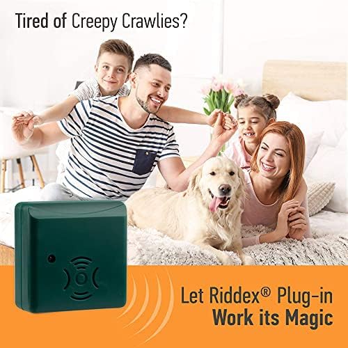 Riddex Sonic Plus Ultrasonic Pest Repeller, Plugs in with extra Outlets Indoor Use - Insect Repellent - Bug Repellents for Home Defense - Protect Against Rodents & Insects, Chemical Free(3 Pack Green)