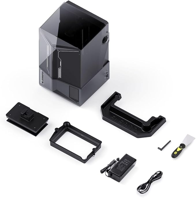 ELEGOO Saturn 4 Ultra 12K Resin 3D Printer, with Smart Automatic Leveling, 10-Inch 12K Monochrome LCD, 150mm/h Faster Printing Speed,8.62x4.84x8.66 Inch Printing Size