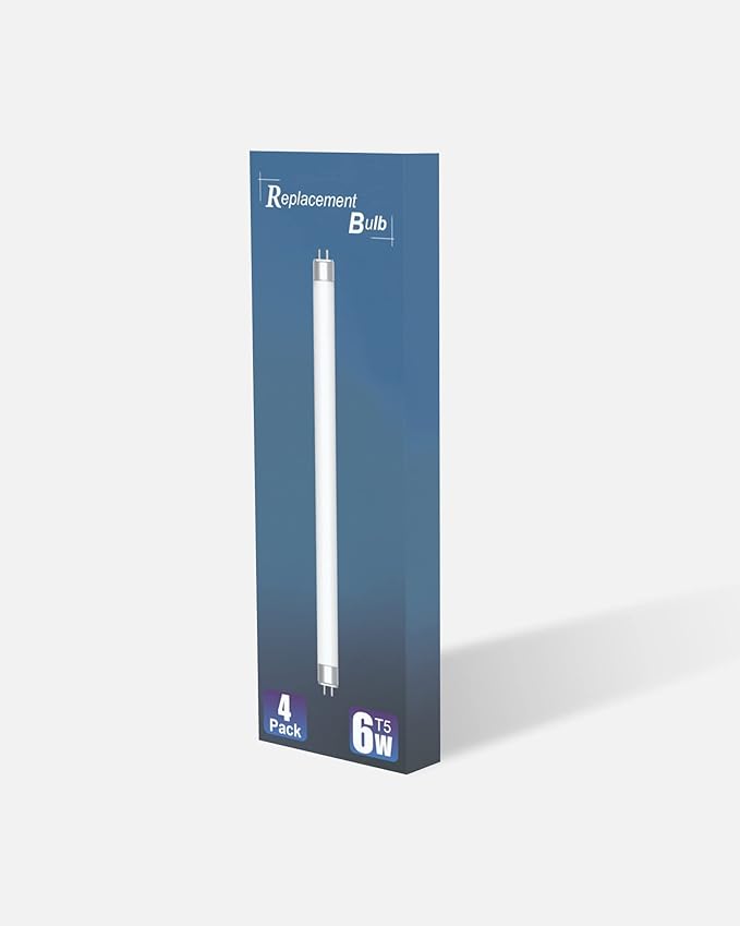 Dichroma Bug Zapper Replacement Bulb Light Tube 10W for 20W Electronic Bug Zapper, T8 Bulbs for Indoor Outdoor Mosquito Zapper Lamp (4 Pack)