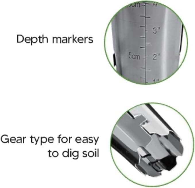 Cotswold Homeware Silicone Seed Starter Tray | 2 X 12 Cell Reusable Seed Starting Tray | for Vegetable, Flower & Herb Seeds | Indoor Grow Kit to Plant Seedlings | Stainless Steel Bulb Planter