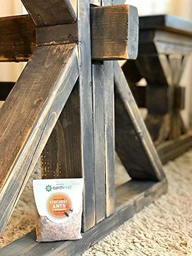 EarthKind Stay Away Ants & Cockroaches Deterrent Pouches - Easy-to-Use Botanical Pest Control - for Kitchen, Pantry, Countertops & Food Spaces - 4-Pack