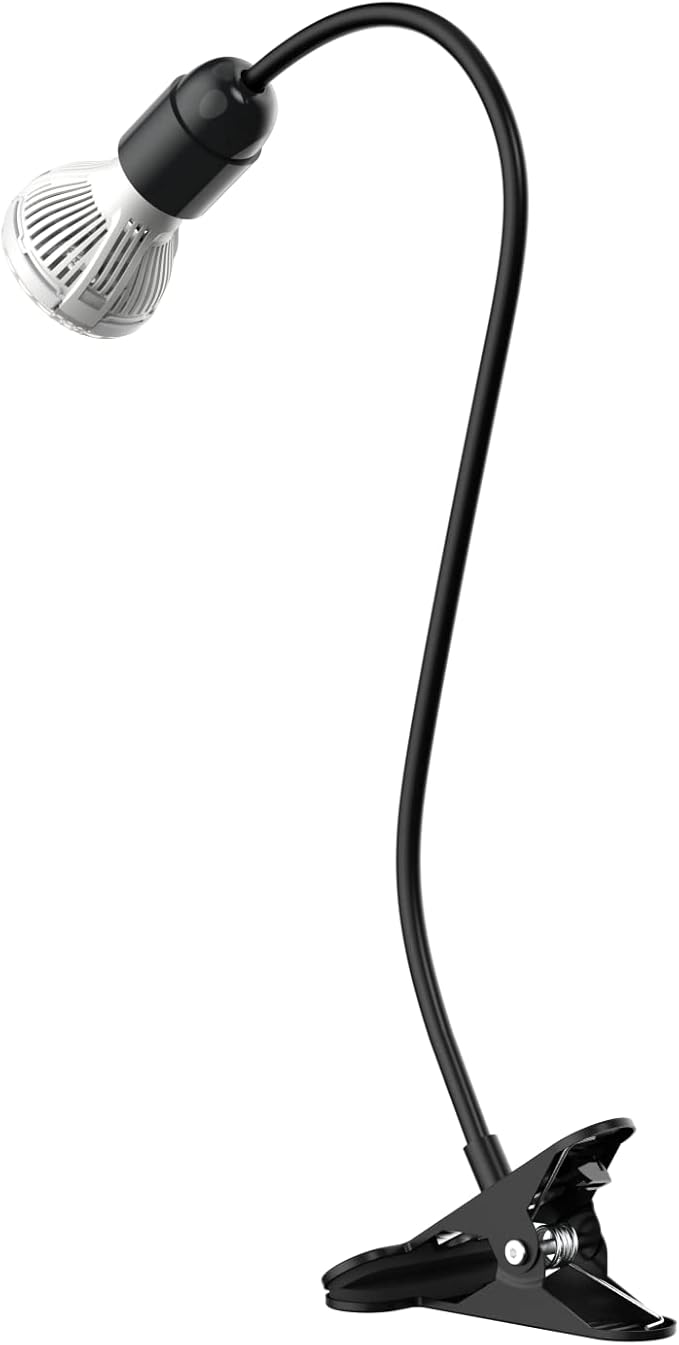 SANSI LED Grow Lights for Indoor Plants, Lifetime Free Bulb Replacement 150W Full Spectrum Gooseneck Clip Plant Light with Optical Lens for High PPFD Growing Power, Grow Lamp