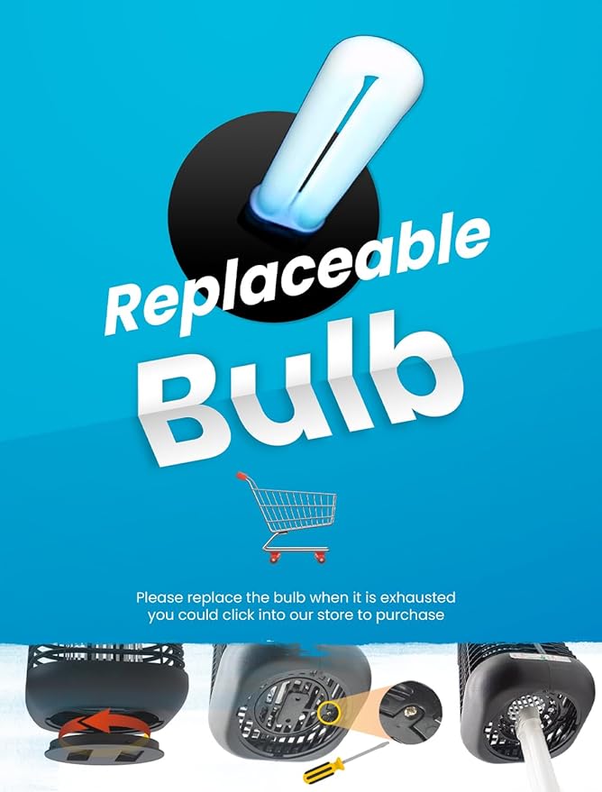 Bug Zapper, 4200V High Power Electric Mosquito Zapper for Outdoor and Indoor, Waterproof Efficient Bug Zapper for Home Kitchen Patio Camping