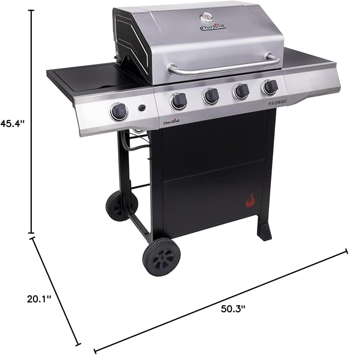 Char-Broil Performance 4-Burner Cart-Style Propane Gas Grill