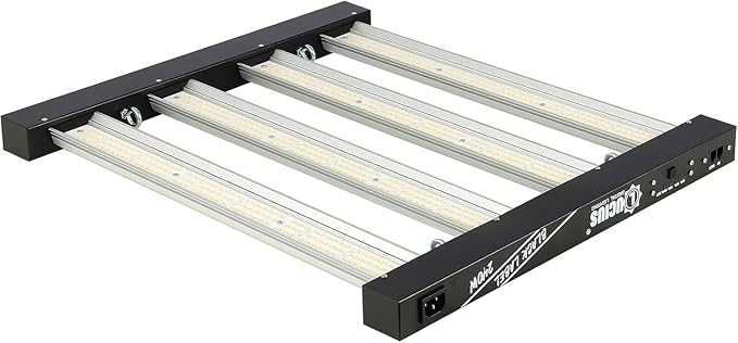 Lucius 240W LED Grow Light with LM281B Diodes, 2.9 µmol/J High Efficiency, Dimmable 4-Bar Light with 1200 Diodes, Full Spectrum Plant Grow Lamp for Indoor Plants, Seeding, Veg, Bloom, 120/240/277V