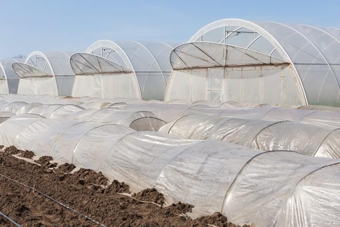 Farm Plastic Supply - Greenhouse Clamp 20 Pack - (3" Long x 3/4" Wide) - White ABS Clamps for Greenhouse, ABS Clips, Greenhouse Clamps for Farming, Gardening, Agriculture