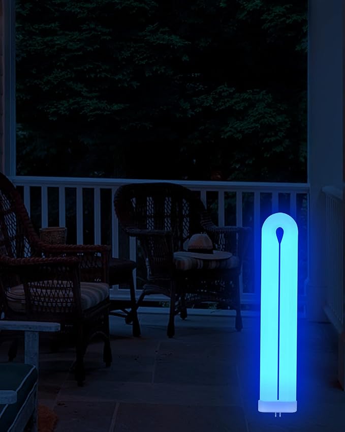 BF190 Bug Zapper Replacement Bulb Compatible with Flowtron BK-40D, 10 Inch FUL32T8/BL U Type Replacement Light Bulb for 32W Outdoor Electronic Insect Killer with 4-Pin Base, 1 Pack