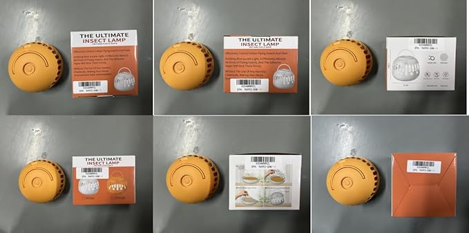 Gnat Trap Indoor, 360° Rechargeable UV Flying Insect Trap for Gnat Flies Housefly Flea, Fruit Fly Killer Trap, Flea Catchers for Inside Home with Sticker & Protective Cover, Friendly to Pets & Kids