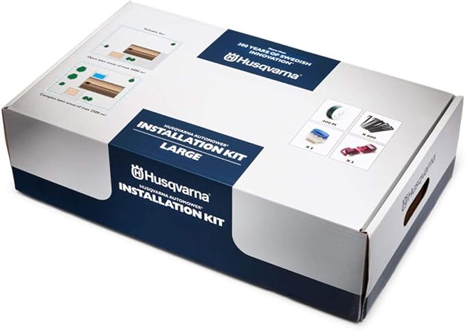 Husqvarna Large Installation Kit for Robotic Automower Lawn Mowers, Black