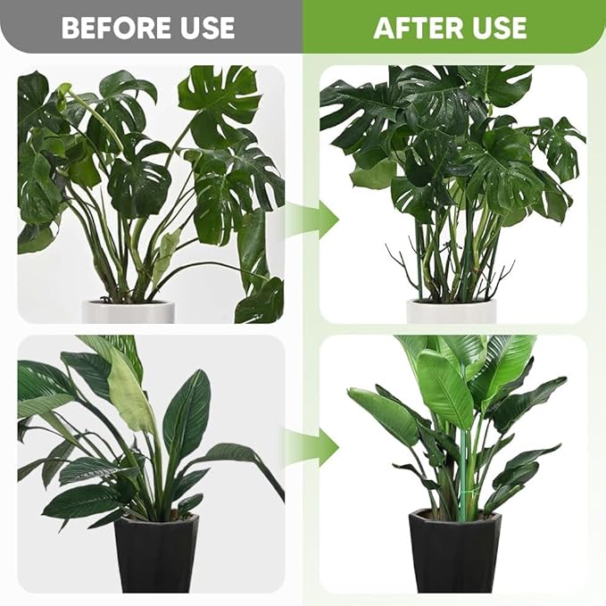 5 Pack Stackable Monstera Plant Support, Garden Plant Support Stakes for Indoor Outdoor Plants, Climbing Plant Support Structures Plant Holder Stick Moss Pole for Support Tall Potted Plants (5)