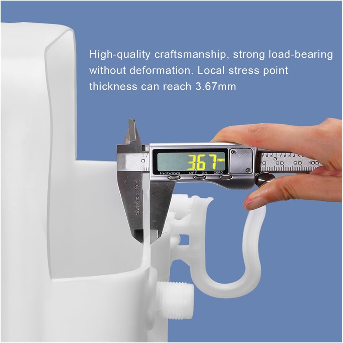 Plastic Water Tank 25L/35L/50L/80L/110L/200L Water Container,Rain Water Tank,Food-Grade Rectangular Thickened Water Tower with Faucet for Household Water Storage(Size:200L)