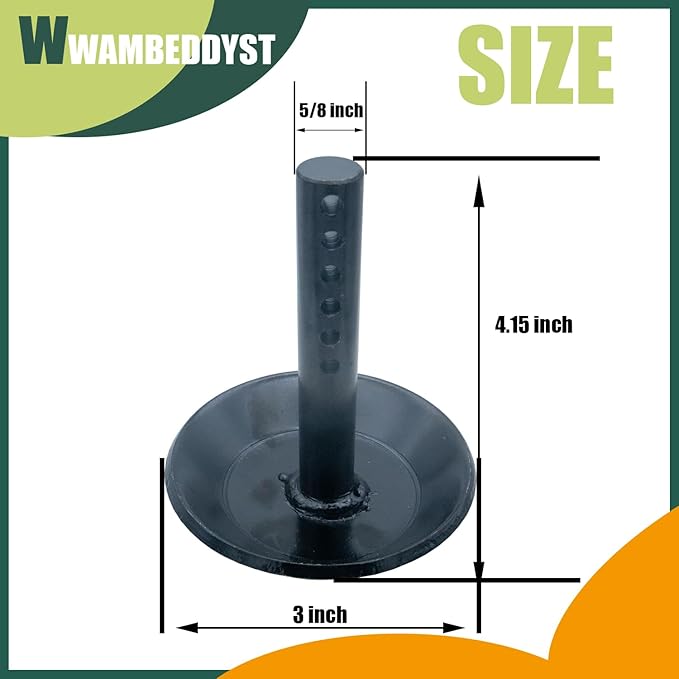 69212 Snow Plow Skid Shoe Blade Protector Skid Shoe Replacement Plow Skids (2-Pack)