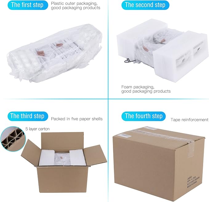 SPECTSUN 4 Packs LED Emergency Lights with Battery Backup, Two Head Adjustable Commercial Emergency Lights, UL Listed, AC 120/277V, Hardwired Emergency Exit Light Fixtures for Business/Home.