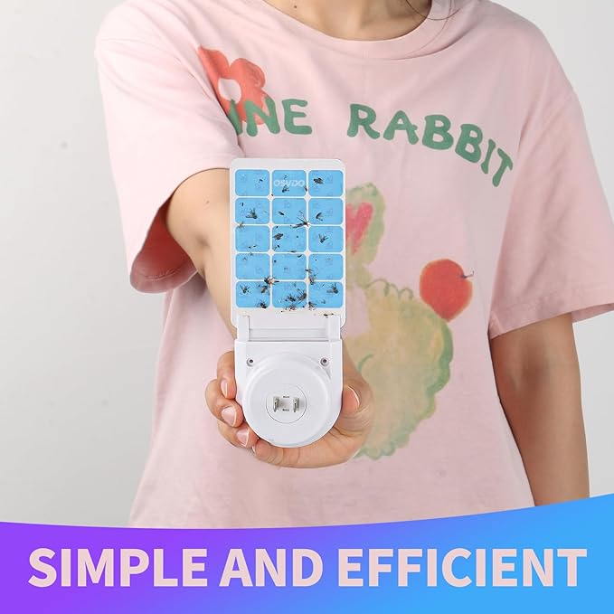 Universal Flying Insect Trap Refills - 6Pcs Indoor Fly Trap Glue Cards NO Device - Indoor Plug-in Fly Trap Refills for OSVDO Fly Traps(6 Multicolor Refills)