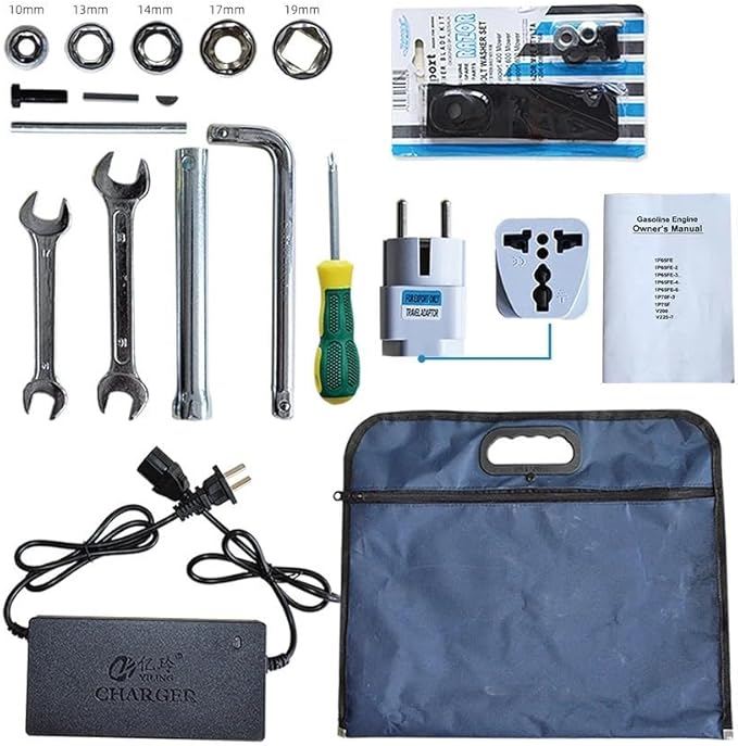 Remote Control Lawn Mower, Small Petrol Tracked All Terrain Weed Whacker for Garden, Lawn and Farm