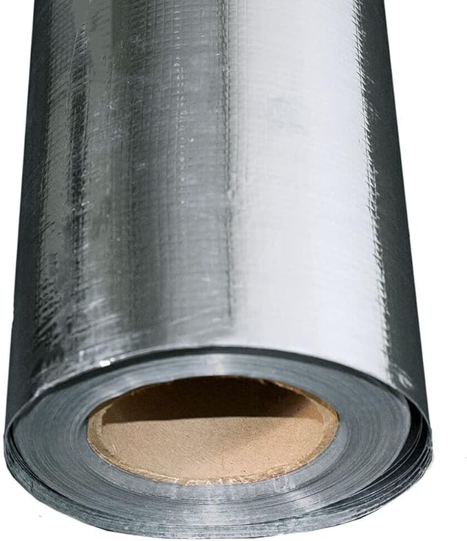 US Energy Products Highly Reflective Silver FOIL Mylar Film Insulation Sheets: Ideal for: Grow Room, Greenhouse, Farming, Plant Growth, Energy Saving, SAUNAS, and More: (24INCH X 125FT) Sheets