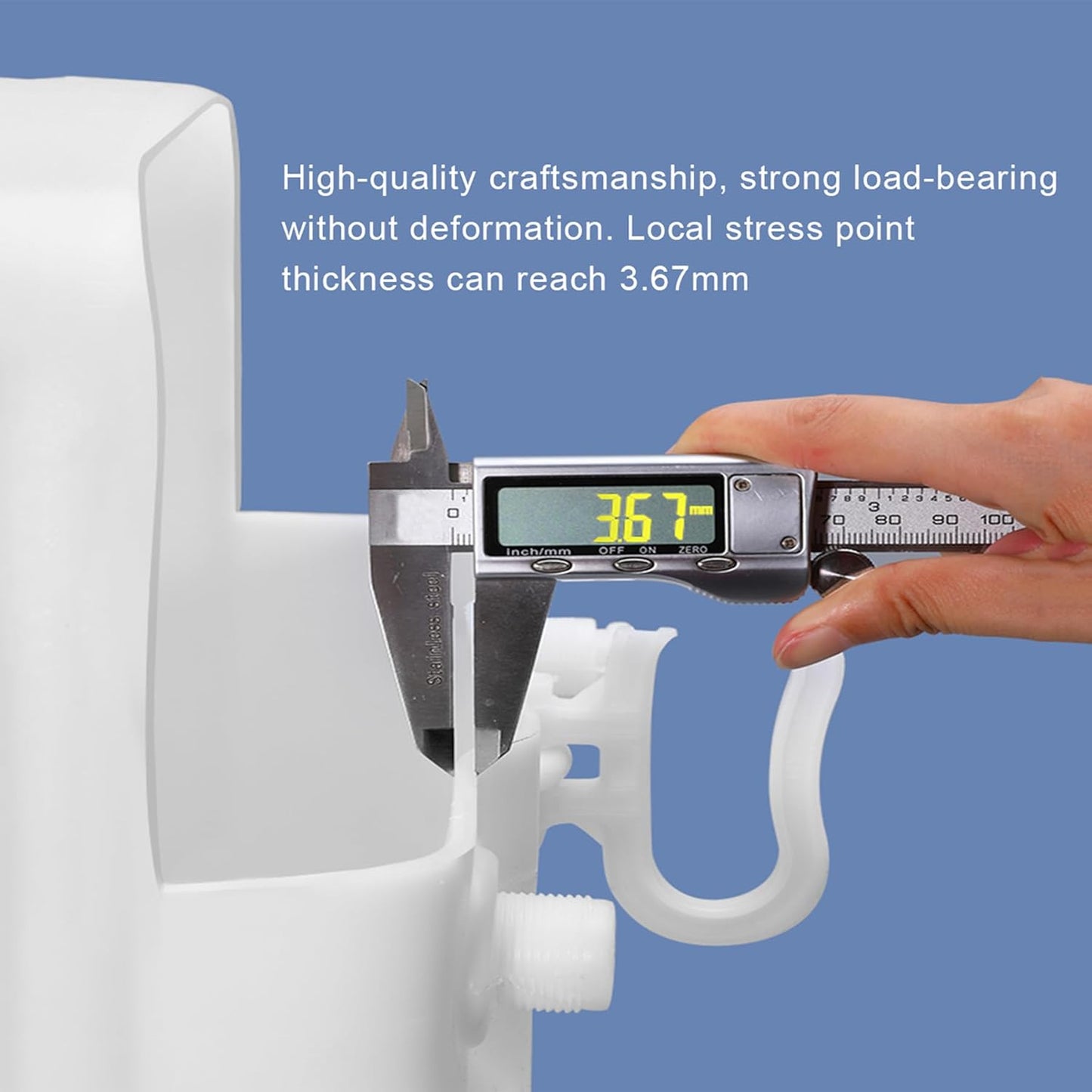 Large Capacity Water Container Plastic Water Tank with Faucet and 3M Water Pipe, Heavy Duty Water Storage Carrier Portable Durable for Outdoor Hiking Emergency Self-Driving(Size:200L/52.8Gallon)