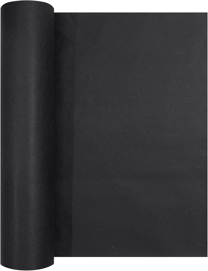 VEVOR Geotextile Landscape, 6ft x 50ft 8 oz, Non-Woven PP Drainage 350N Tensile Strength & 440 N Load Capacity, for Ground Cover, Garden Fabric, French Drains, Black