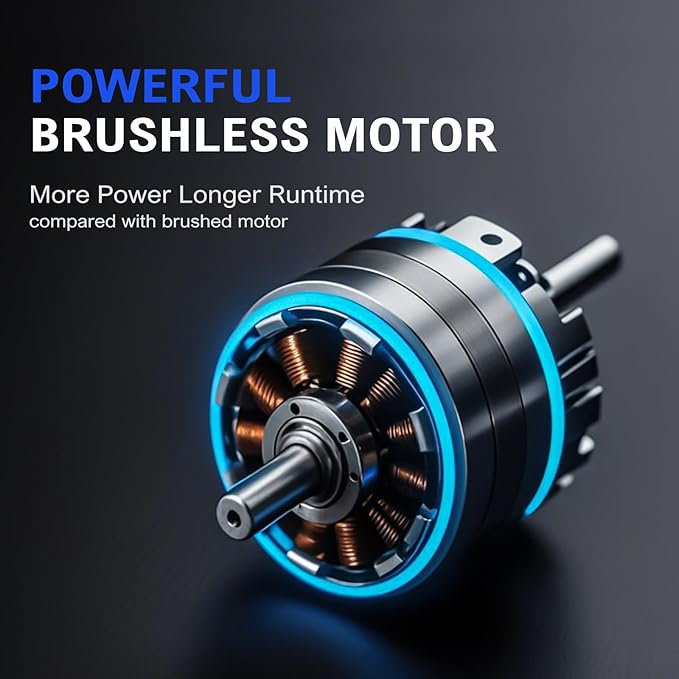 ROYAL GARDEN 13 Inch Lawn Mower Cordless Electric Walk Behind Push Mower with 5-Height Adjust Portable & Lightweight Push Battery Powered Lawn Mower (4.0AH Battery & Charger Included)