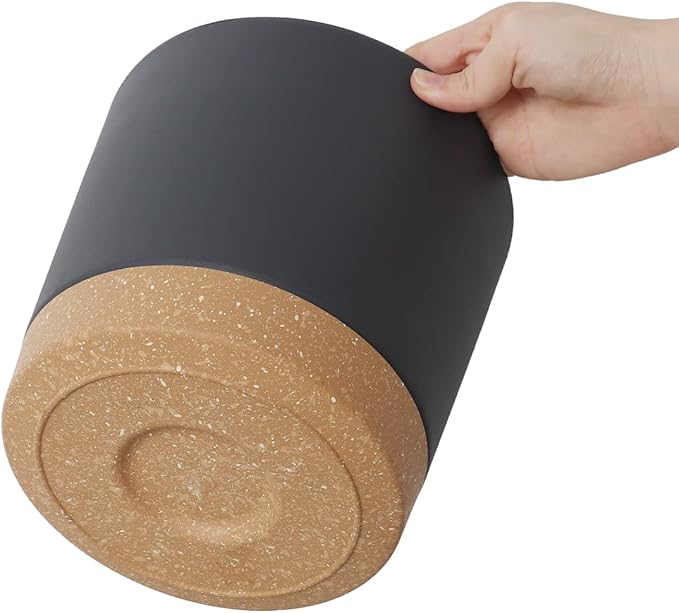 kubvici Plant Pots for Indoor Plants, 2 Pack 12 Inch Pots for Plants, Lightweight Large Planters for Indoor Plants Outdoor Plants, Big Plastic Black Plant Pot Flower Pot with Drainage (12” Black)