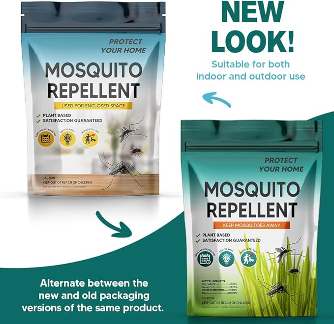 Mosquito Repellent Outdoor Patio, Indoors Mosquitoes Repellent, Natural Mosquito Deterrent for Kids/Adults, Mosquito Repellant, Mosquitoes Control for Camping/Patio/Yard/Travel 8P