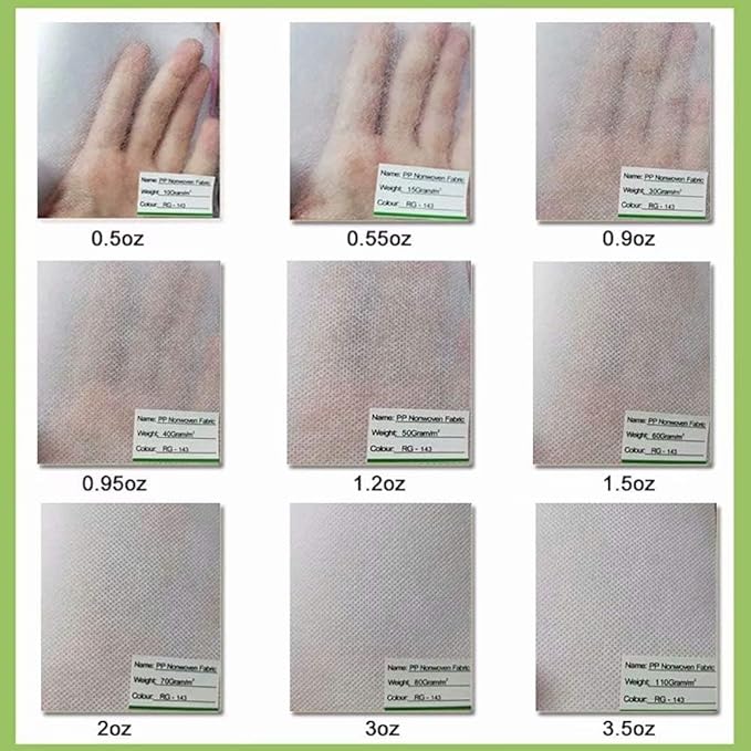 Agfabric 2 Pack Floating Row Covers 0.55oz 10x25Ft Plant Covers Freeze Protection, Row Covers for Vegetables