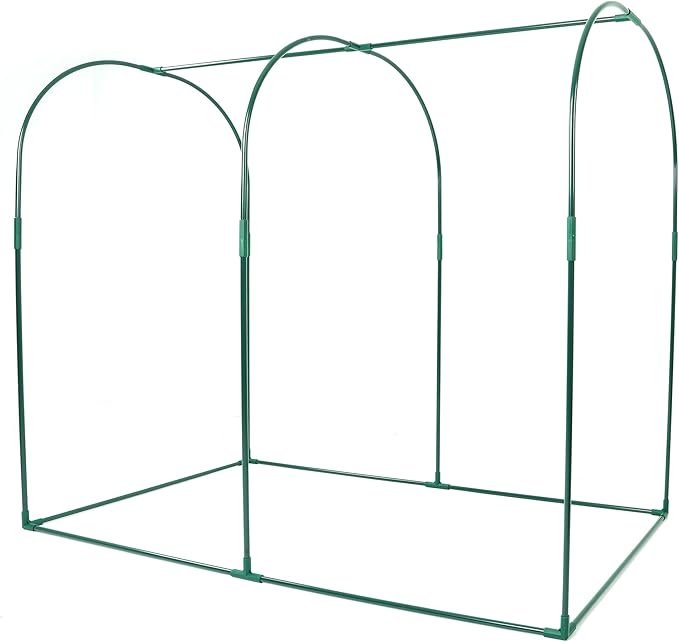 Poray Large Tunnel 73''x37''x61''Plant Netting Cover,5FT Tall Crop Cage Tomato Netting,Pest Guard Cover for Vegetables &Fruits,Durable Gardening Net for Plant and Animal