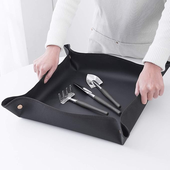 Gardening Plant Repotting Mat Transplanting Pad Square Mat Indoor Operating Tidy Flower Potting Change Soil Watering Pads Waterproof Oxford