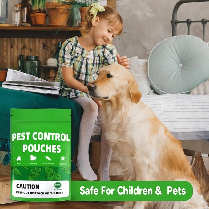 Pest Control Pouches, Mouse Repellent, Mice Repellent Indoor, Peppermint Mice to Repel Rodents, Ant, Roach & Moth, Rodent Repellant, RV Rat Deterrent, Keep Mouse Away for Car-10 Pouches