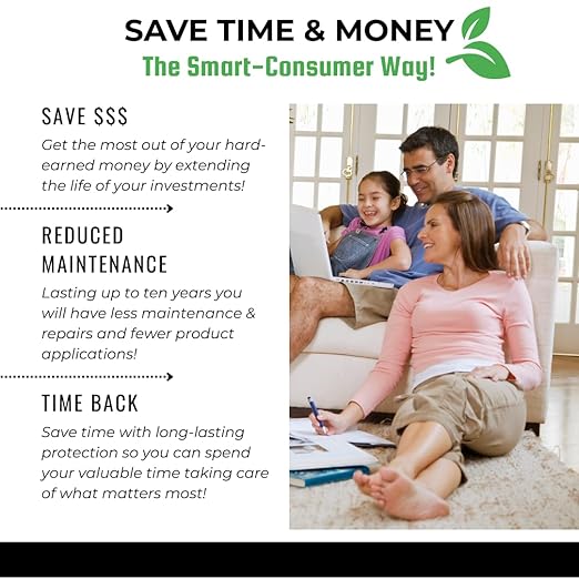 Garden Box Sealer | FDA Food Contact Safe Plant-Based Wood Sealant for Raised Bed, Planter & Pet House. Protects All Wood Types from Water & Weather Damage |