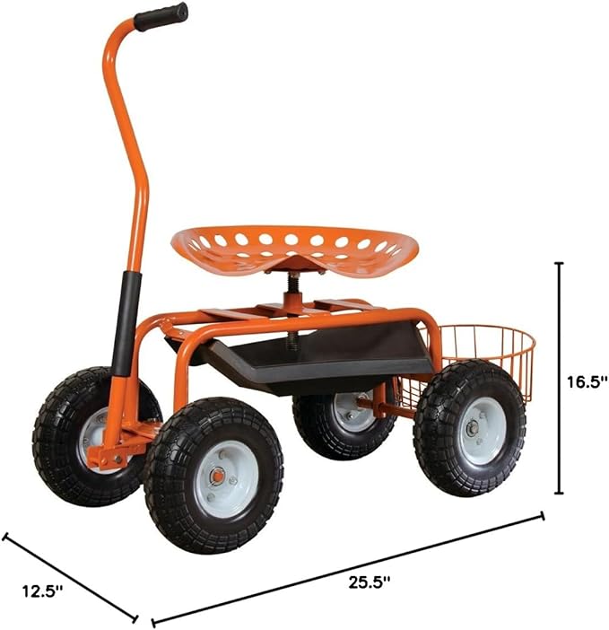 A.M. Leonard Garden Scoooter with Flat-Free Tires
